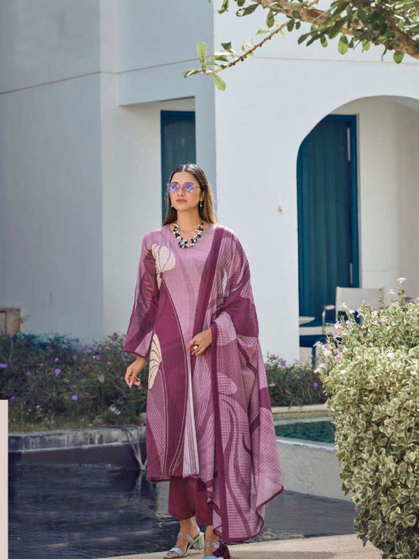 Stylish Digital Printed 3-Piece Dresses