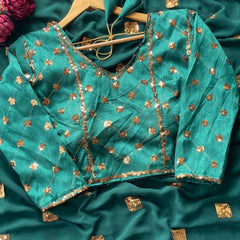 Heavy Sequins Party Saree