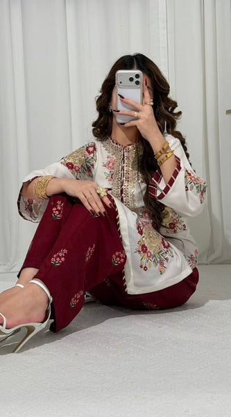 Faux Georgette Festive Kurti