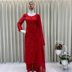Georgette Embroidered Dresses