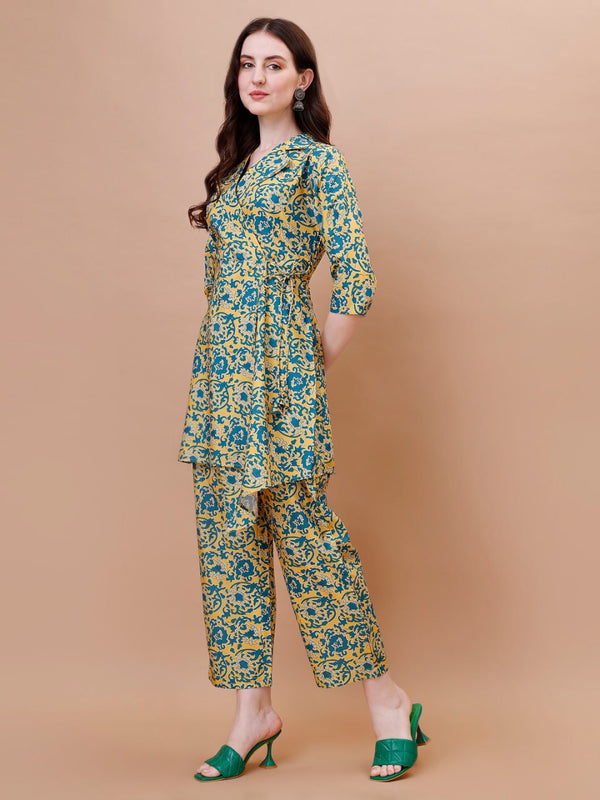 Straight American Crepe Co-Ord Set