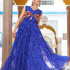 Gamathi with Real Mirror Work Lehenga