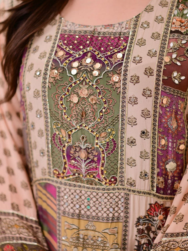 Jasood Full Anarkali Kodi Round Set Dresses