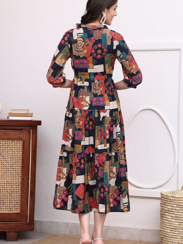 Beautiful Printed maxi Gown