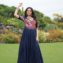 Premium Rayon with Kutchi Work Lehenga