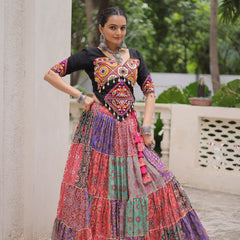 Gamthi Glam Multicolour Lehenga