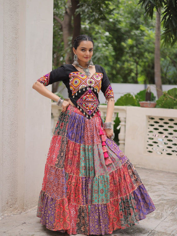 Gamthi Glam Multicolour Lehenga
