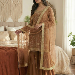 Zarkan Glam Sharara Indo Western