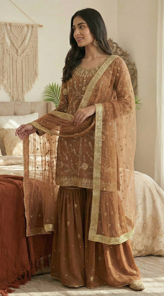 Zarkan Glam Sharara Indo Western