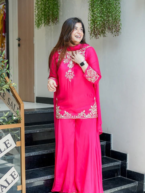 Luxury Mul Chanderi Festive Indo Western