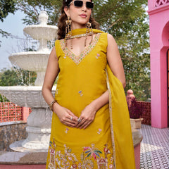 Haldi Special Designer Indo Western Plazzo