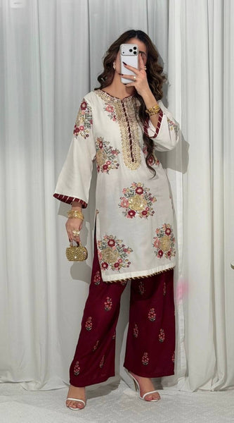 Faux Georgette Festive Kurti