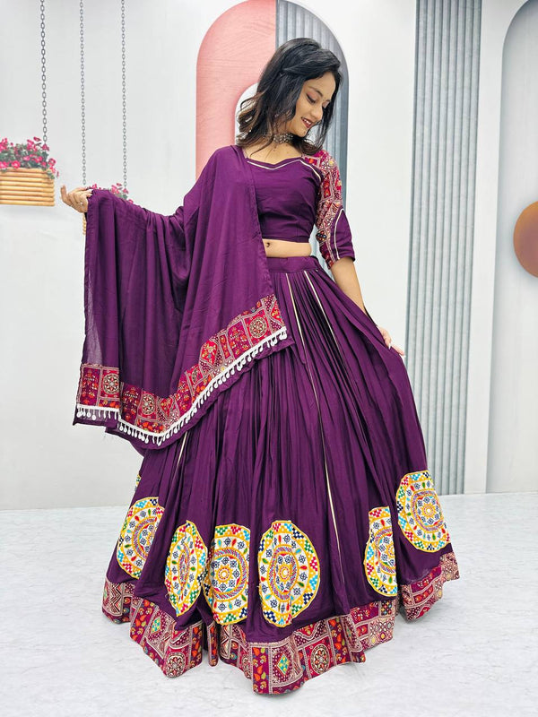 Festive Cotton Lehenga Choli