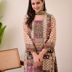 Jasood Full Anarkali Kodi Round Set Dresses