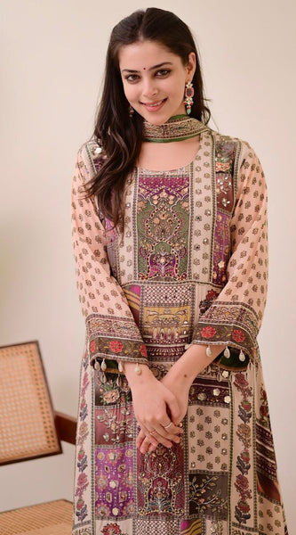 Jasood Full Anarkali Kodi Round Set Dresses