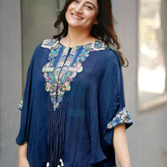 Cape-Style Embroidered Co-Ord Sets