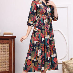 Beautiful Printed maxi Gown