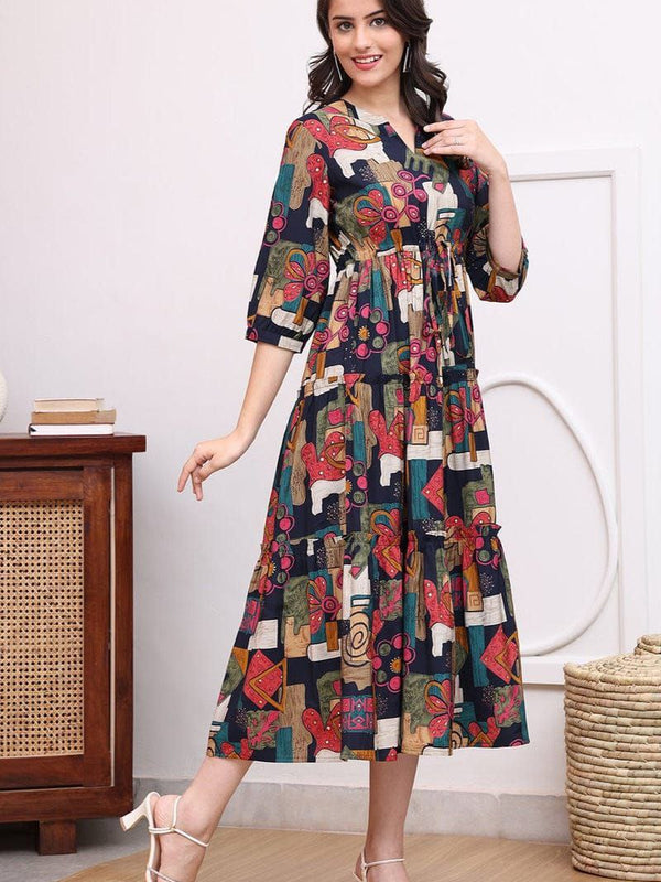 Beautiful Printed maxi Gown
