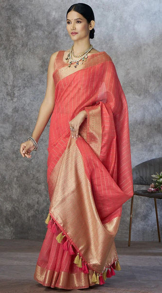 Pure cotton weaving Handloom saree