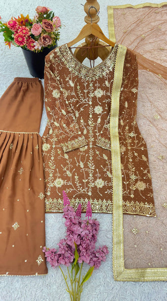 Zarkan Glam Sharara Indo Western