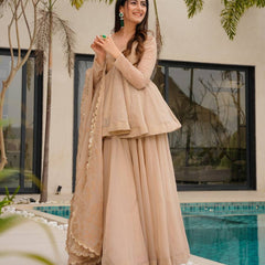 Premium Tabby Organza Indo Western