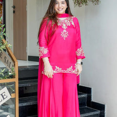 Luxury Mul Chanderi Festive Indo Western