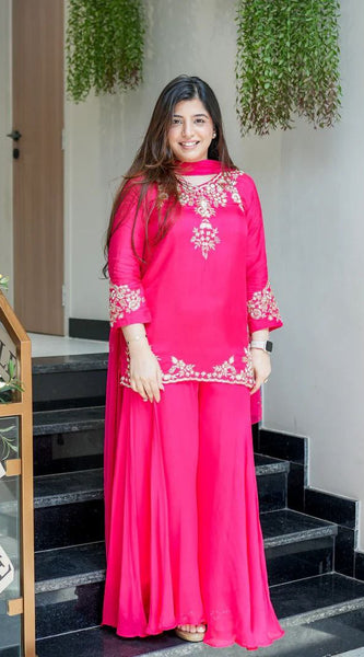 Luxury Mul Chanderi Festive Indo Western