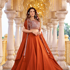Moti & Sequence Work Lehenga
