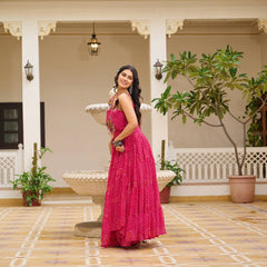 Navratri Special Gamathi Work Lehenga
