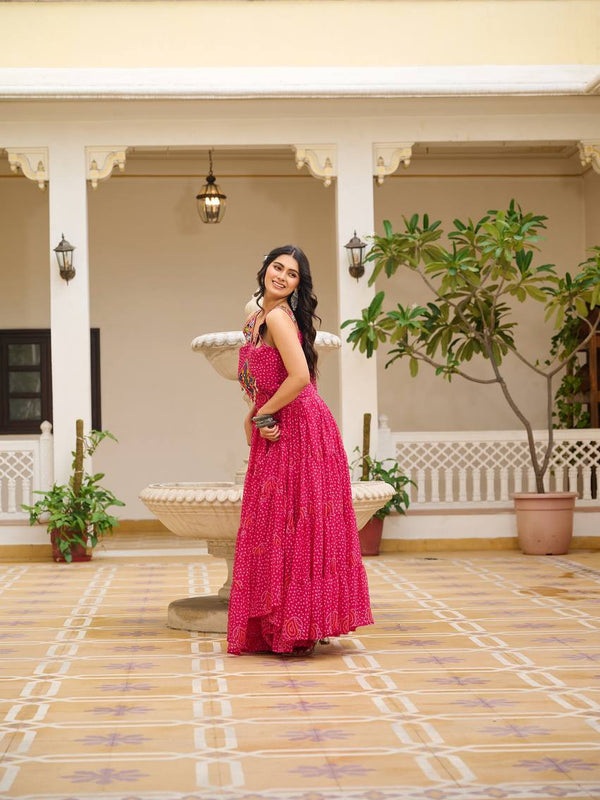 Navratri Special Gamathi Work Lehenga