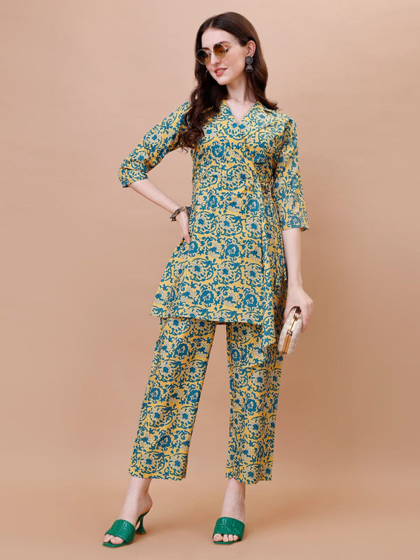 Straight American Crepe Co-Ord Set