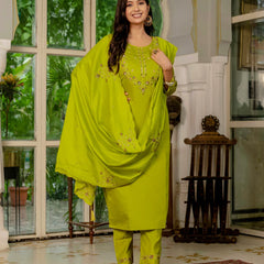 Embroidered Marina Silk Dresses