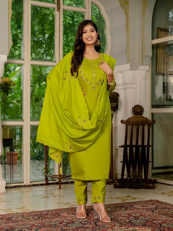 Embroidered Marina Silk Dresses