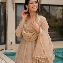 Premium Tabby Organza Indo Western