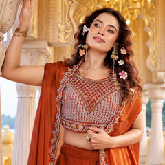 Moti & Sequence Work Lehenga