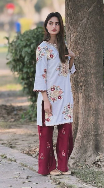 Faux Georgette Festive Kurti