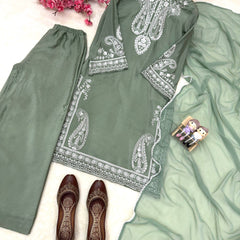 Stylish Kurti Palazzo 3PC Set