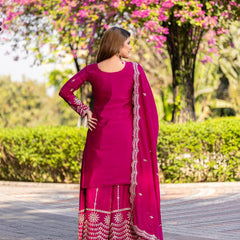 Sequence Embroidery Work Lehenga