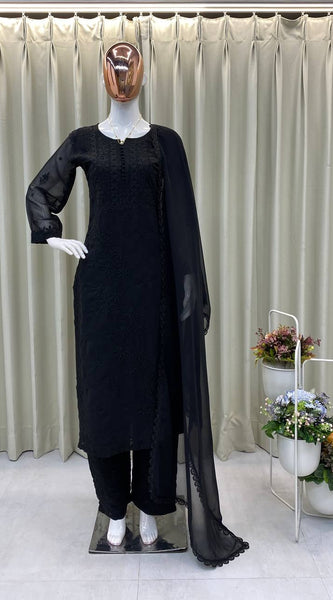 Georgette Embroidered Dresses