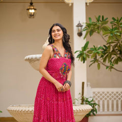 Navratri Special Gamathi Work Lehenga