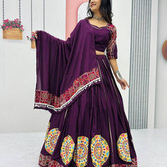 Festive Cotton Lehenga Choli