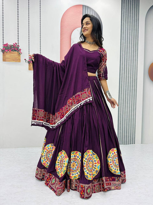 Festive Cotton Lehenga Choli
