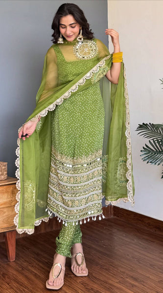 Pearl & Mirror Handwork Dresses