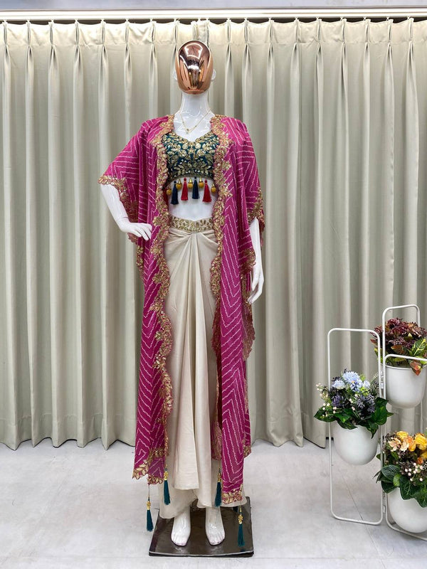 Stylish Three-Piece Indo western