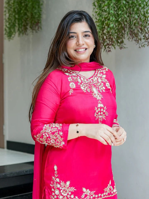 Luxury Mul Chanderi Festive Indo Western