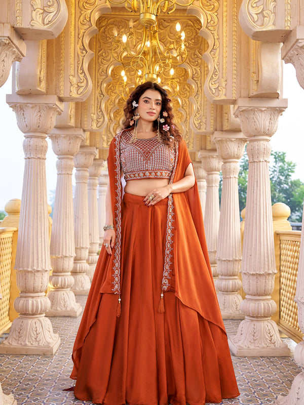 Moti & Sequence Work Lehenga