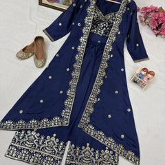 Premium Festive Shrug Style Plazo Indo Western