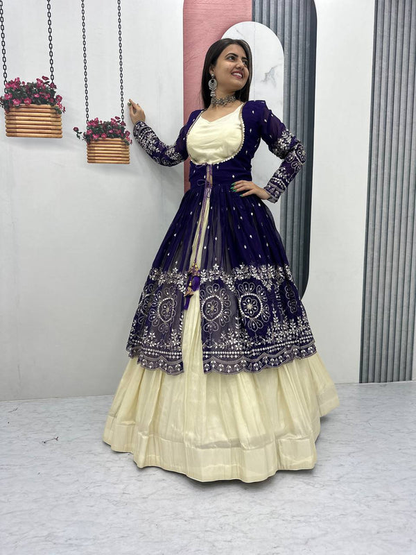 Trendy Lehenga Shrug Set