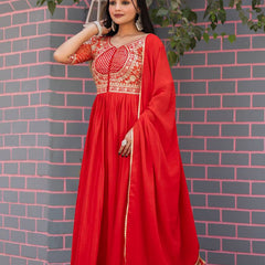 Beautiful chinon bandhrej Heavy Sequence Embroidery Work Lehenga