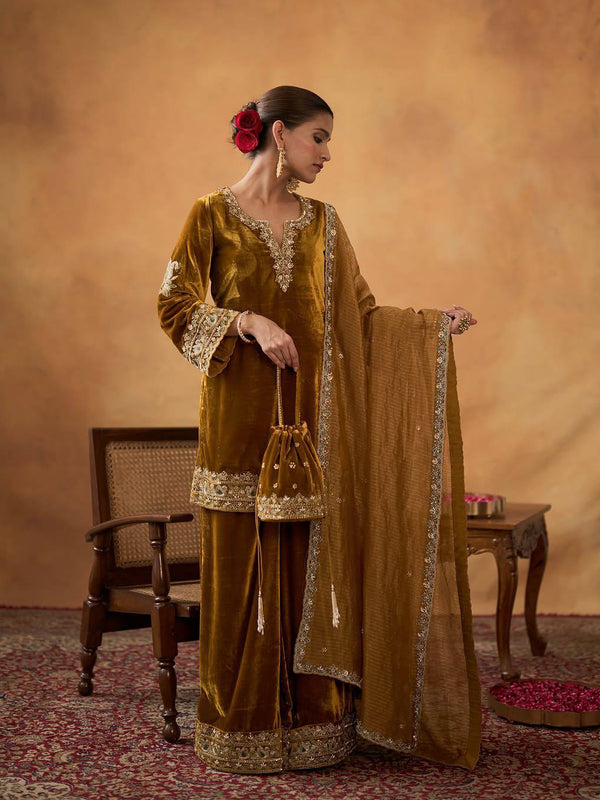 New Launch Velvet Embroidery Dresses